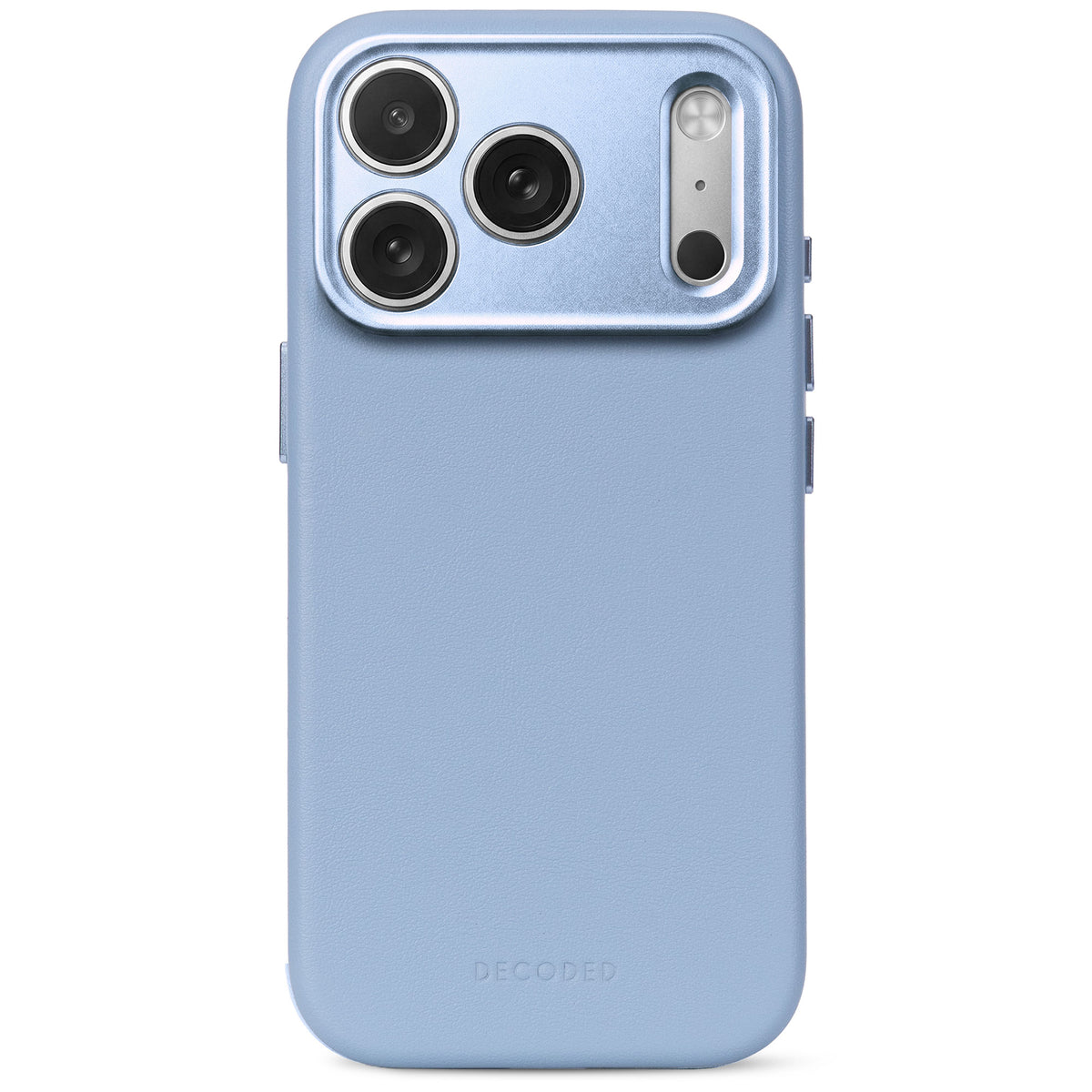 decoded leather Color Skye Blue case