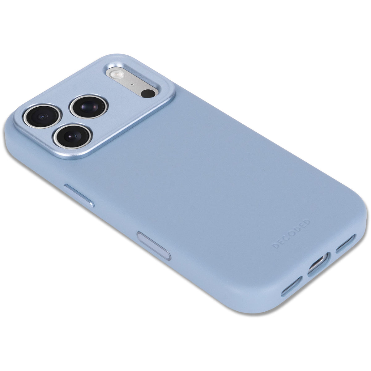 decoded leather Color Skye Blue case