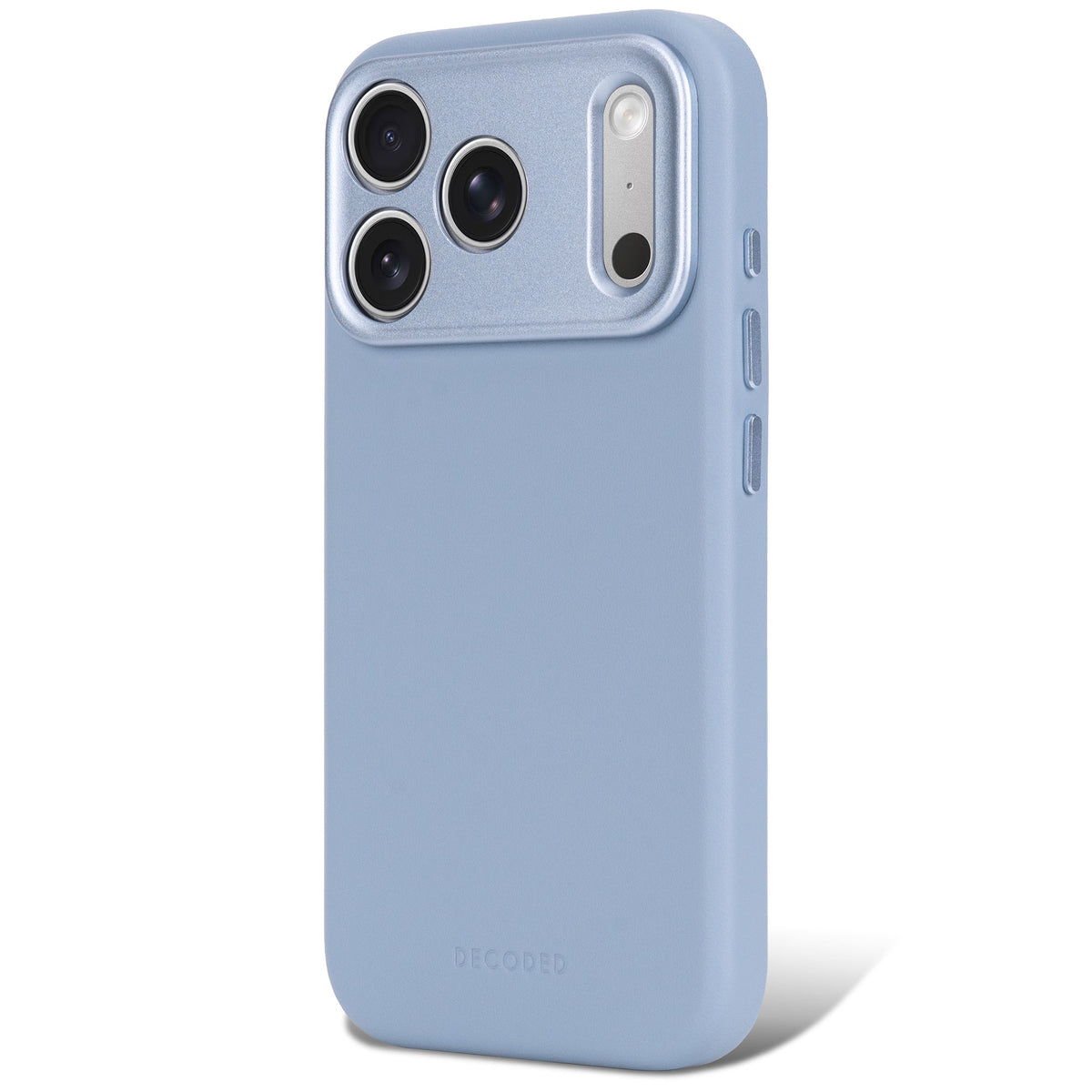 decoded leather Color Skye Blue case