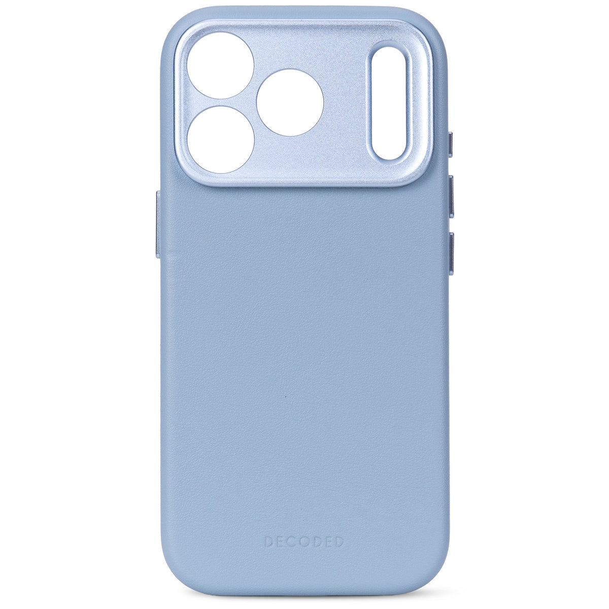 decoded leather Color Skye Blue case