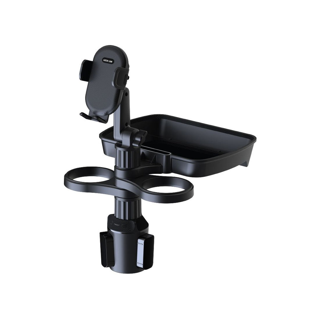 Green lion CUP Holder + Food Tray Multi Functional