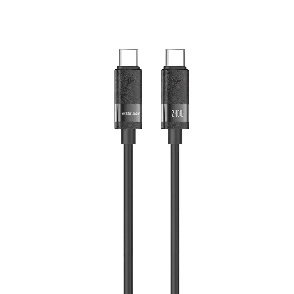 green lion matte siicone usb-c to usb-c cable 240w ultra-fast