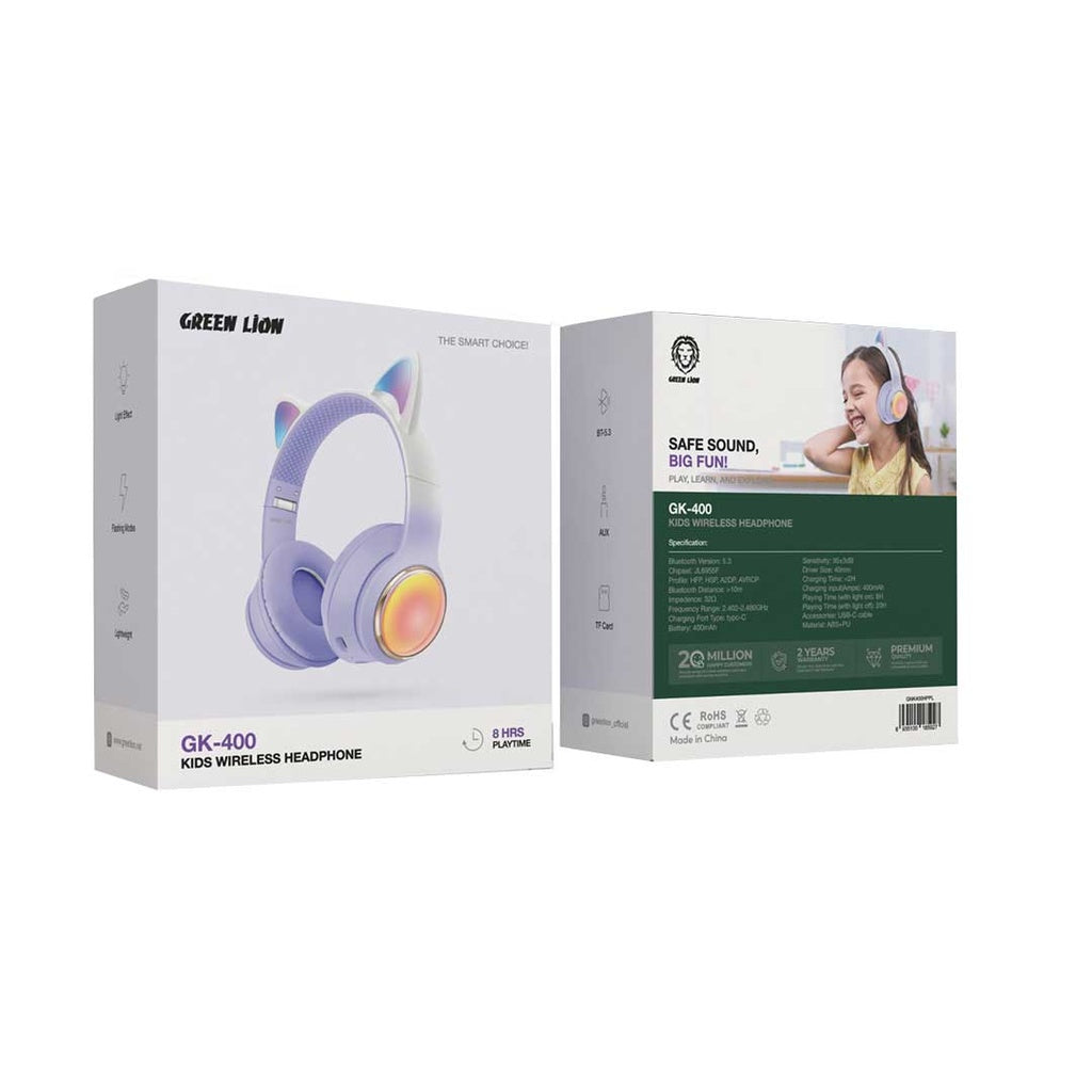 Green Lion GK-400 Kids Wireless Headphones