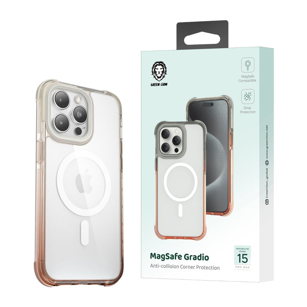Green Lion Magsafe Gradio Anti Collision Corner For iPone 15 Pro