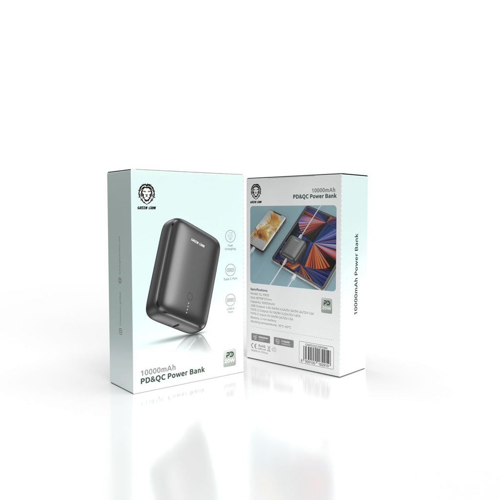 green lion 10000mah pd&qc power bank