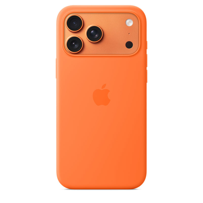 iPhone 17 Pro Max / 17 pro orange Silicone Case with MagSafe