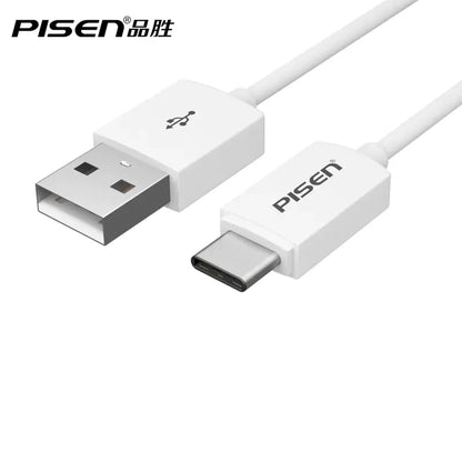 Pisen-Mr White USB-A to USB-C Cable 1000mm