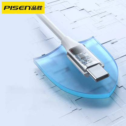 Pisen-Mr White USB-C to USB-C PD60W Cable 1000mm