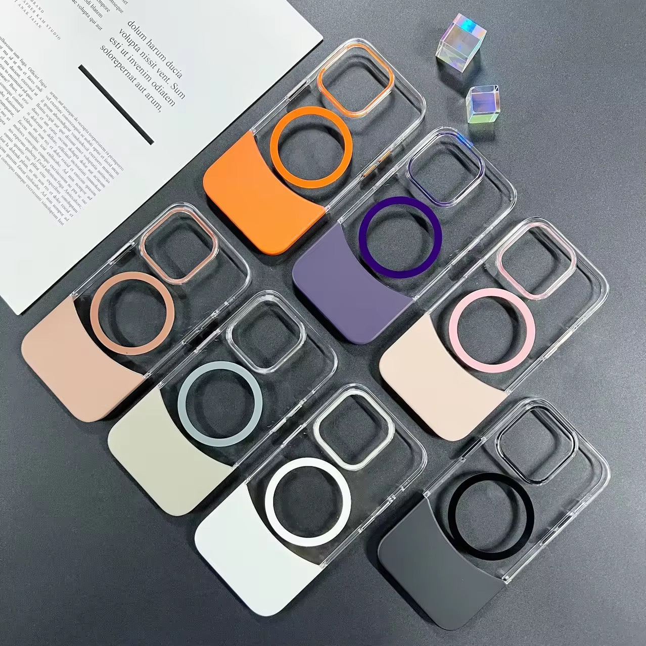 2 in 1 Removable HARD CASE (Anti-Yellowing)