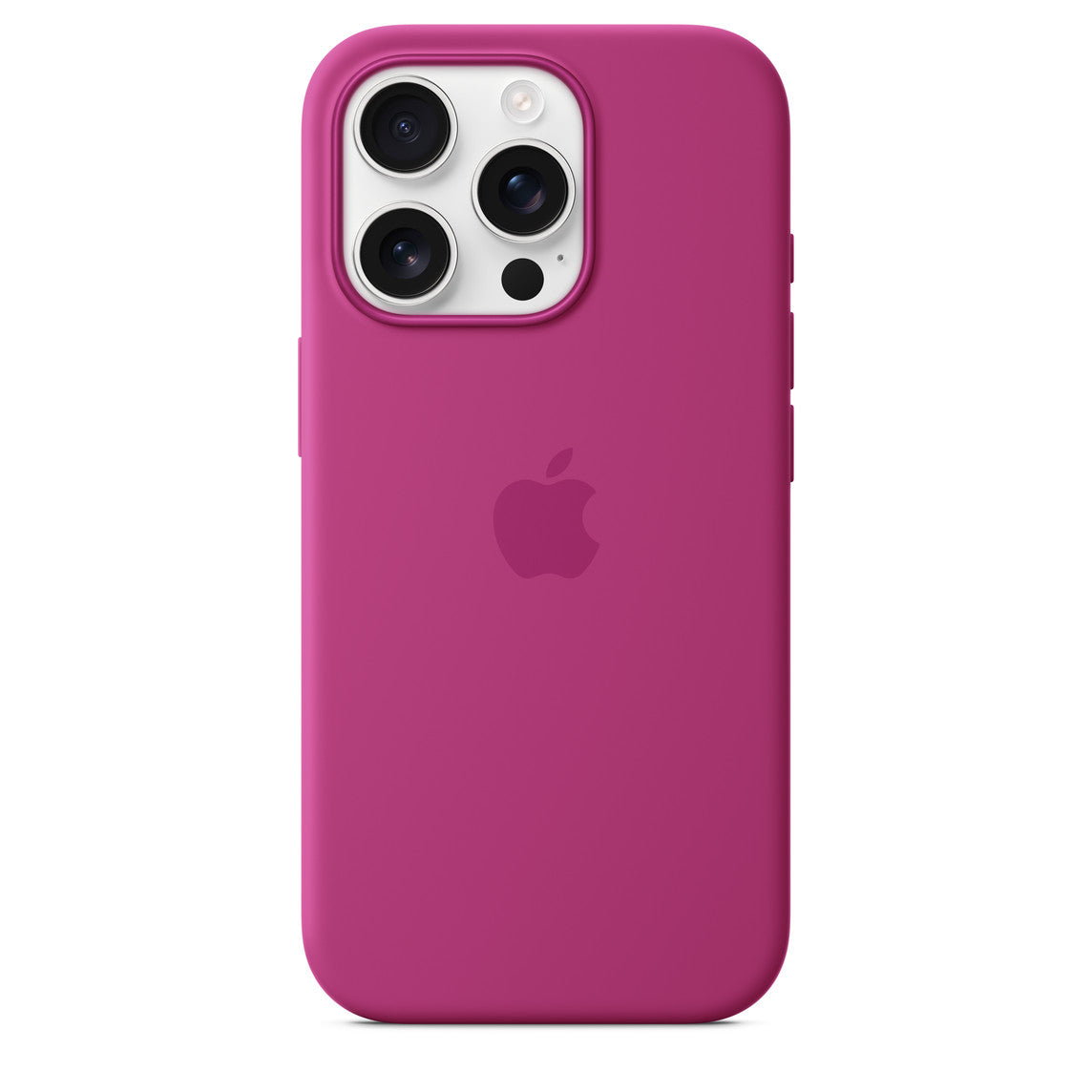 iPhone 16 Pro Max Silicone Case with MagSafe – Fushia