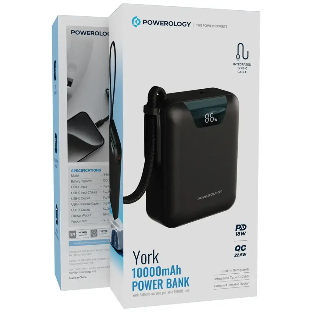 Powerology York 10000mAh | 20000mAh PowerBank