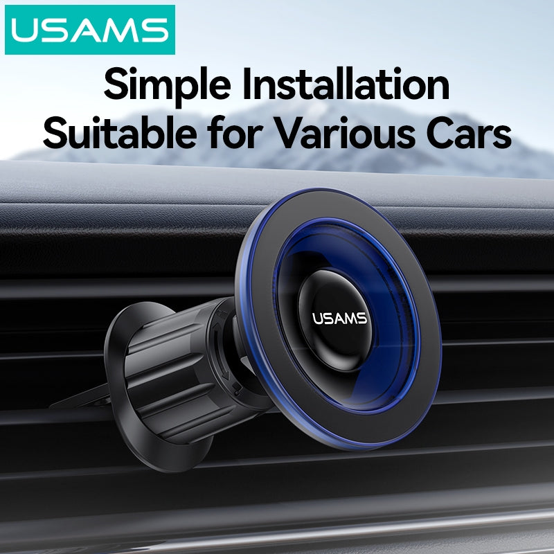 usams magnetic car phone holder