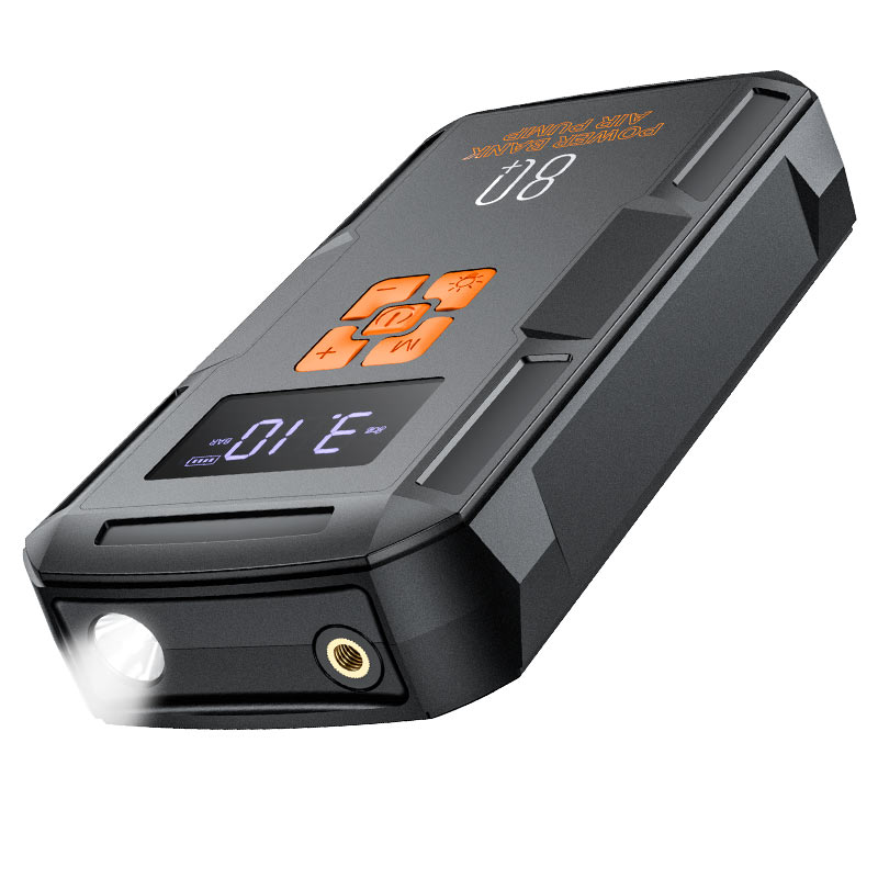 Hoco QS2 2 in 1 Portable Smart Jump Starter & Air Pump 8000 mAh