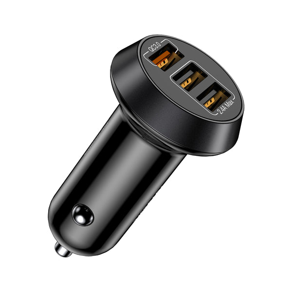 Totulife Car Charger Qc + 3In1 Cable