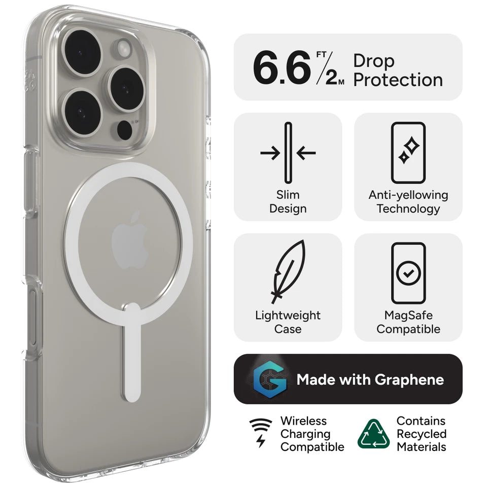 Zagg Crystal Palace Lite Snap iPhone 16 Pro / iPhone 16 Case