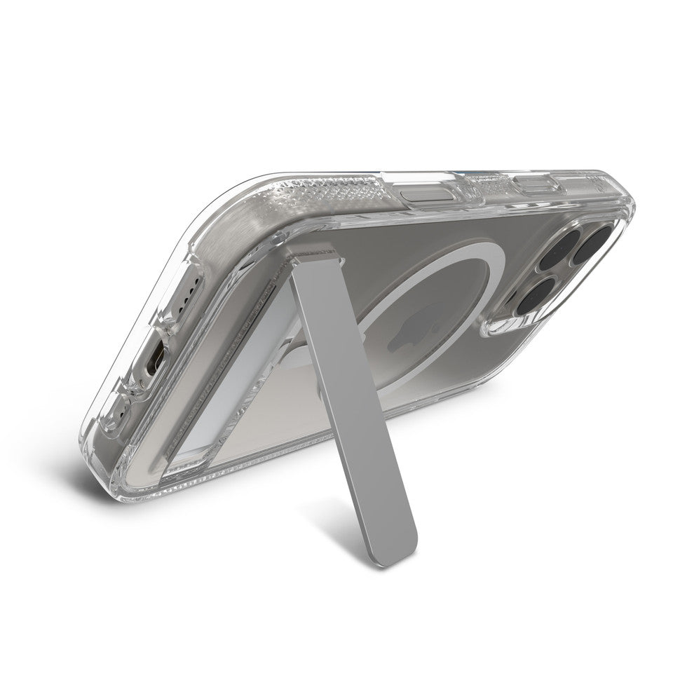 Zagg Crystal Palace Snap With Kickstand iPhone 17 Pro / iPhone 16 Pro / iPhone 16 Case