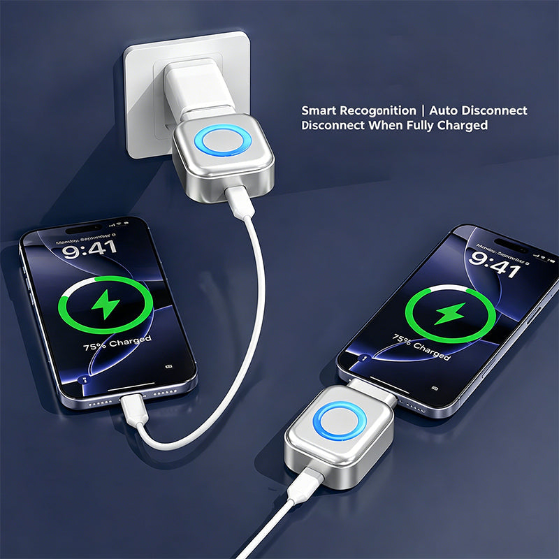 140W Fast Charging AI Smart USB-C Charger – Dual-Core Protection, Auto Disconnect, Universal High-Speed Power Adapter for Mobile Phones, Tablets & Gaming Devices