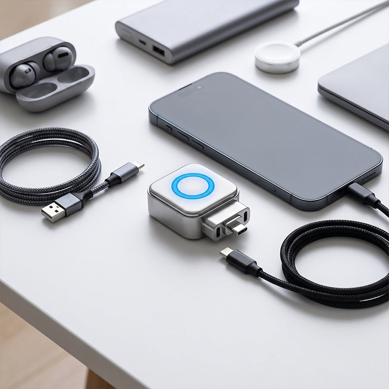 140W Fast Charging AI Smart USB-C Charger – Dual-Core Protection, Auto Disconnect, Universal High-Speed Power Adapter for Mobile Phones, Tablets & Gaming Devices