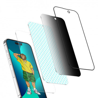 Green Lion 3D Silicone Privacy Glass Screen Protector For iPhone