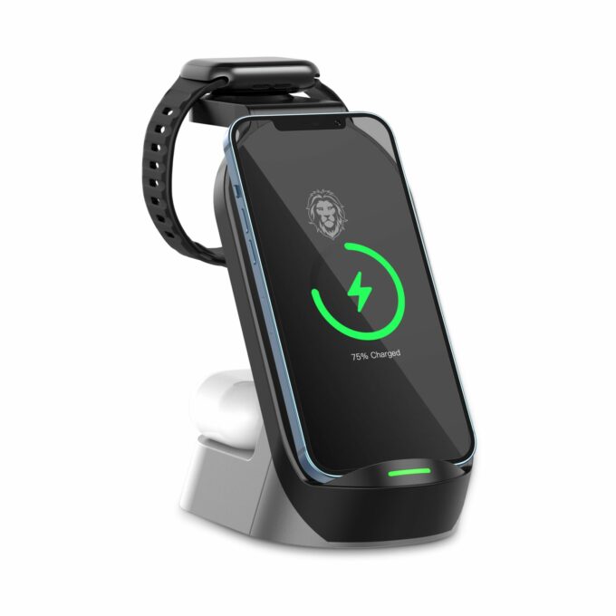 Green Lion 4 in 1 Fast Wireless Charger 15W